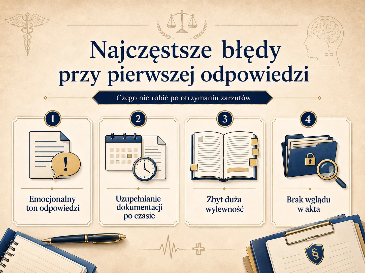 Pismo z Okręgowej Izby Lekarskiej - dlaczego pierwsza reakcja jest najważniejsza?