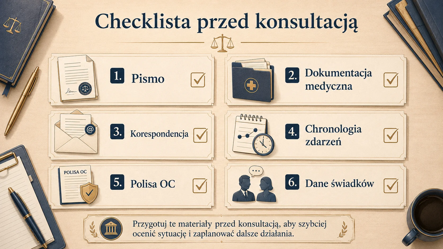 Co warto przygotować przed konsultacją z prawnikiem?