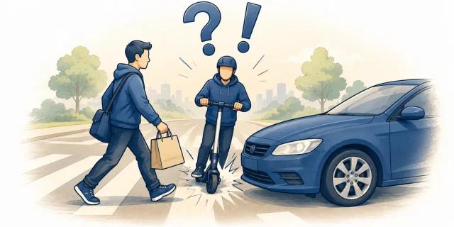 Wypadek hulajnoga elektryczna