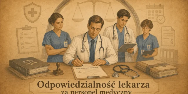 Odpowiedzialność lekarza za personel medyczny