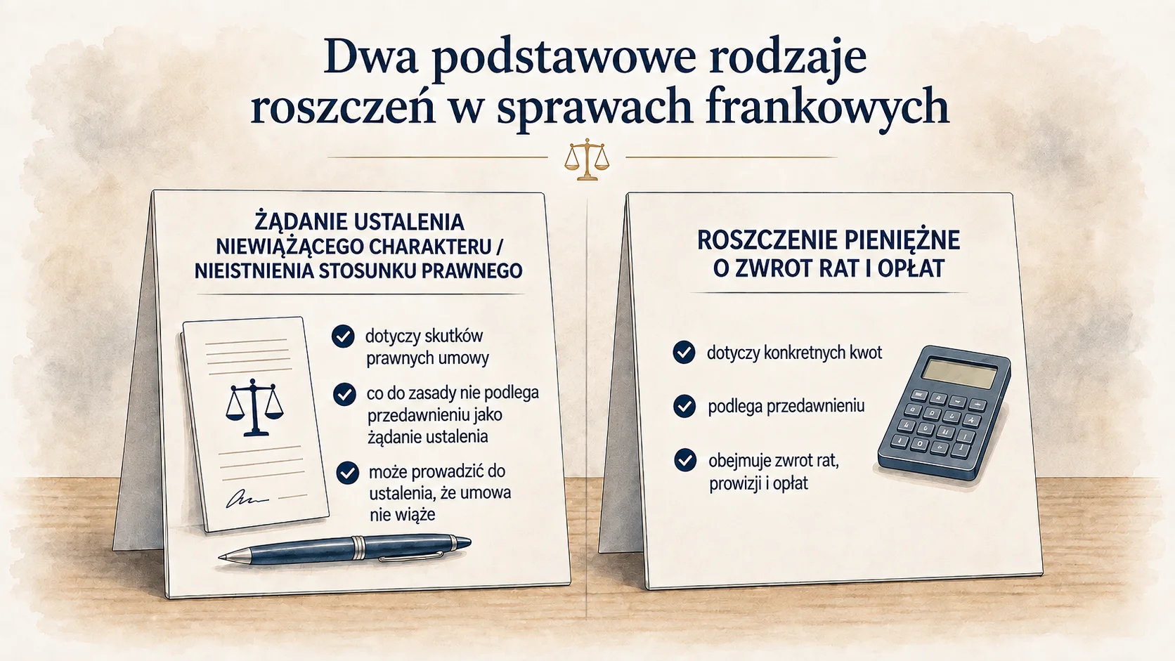 Rodzaje roszczeń w sprawach frankowych a przedawnienie