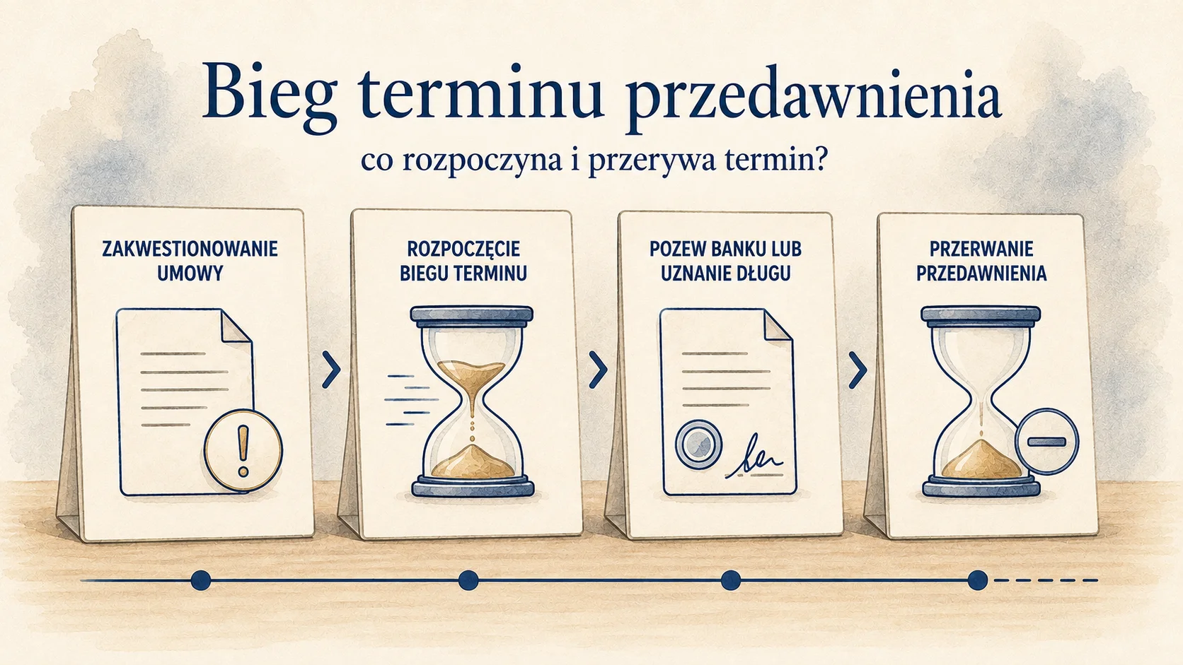 Co może przerwać bieg przedawnienia roszczenia banku? 