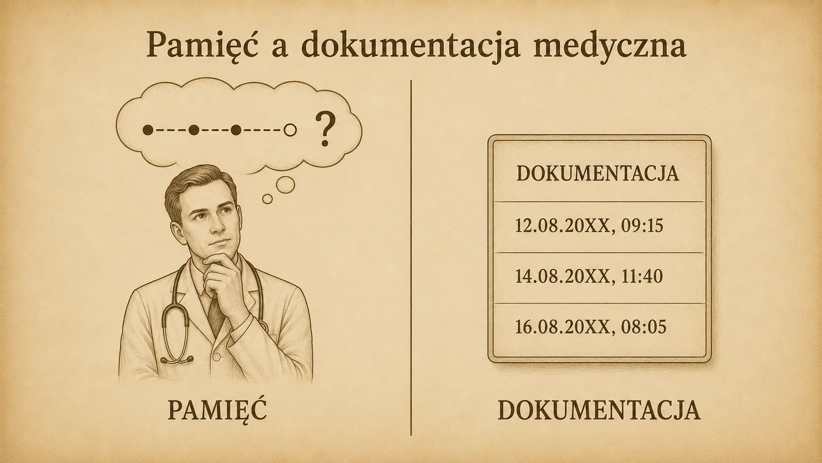 Pamięć lekarza a dokumentacja medyczna podczas przesłuchania