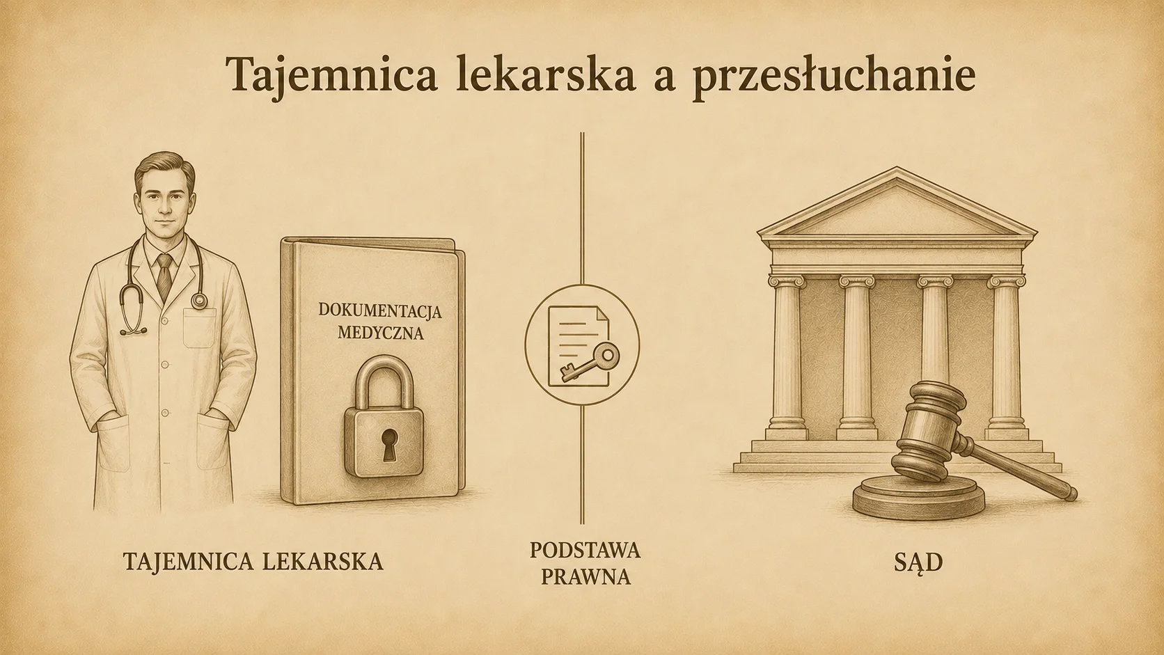 Tajemnica lekarska podczas przesłuchania a podstawa prawna ujawnienia informacji