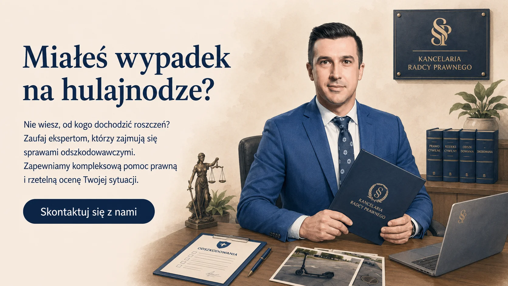Kancelaria Prawna Odszkodowanie za wypadek na hulajnodze elektrycznej