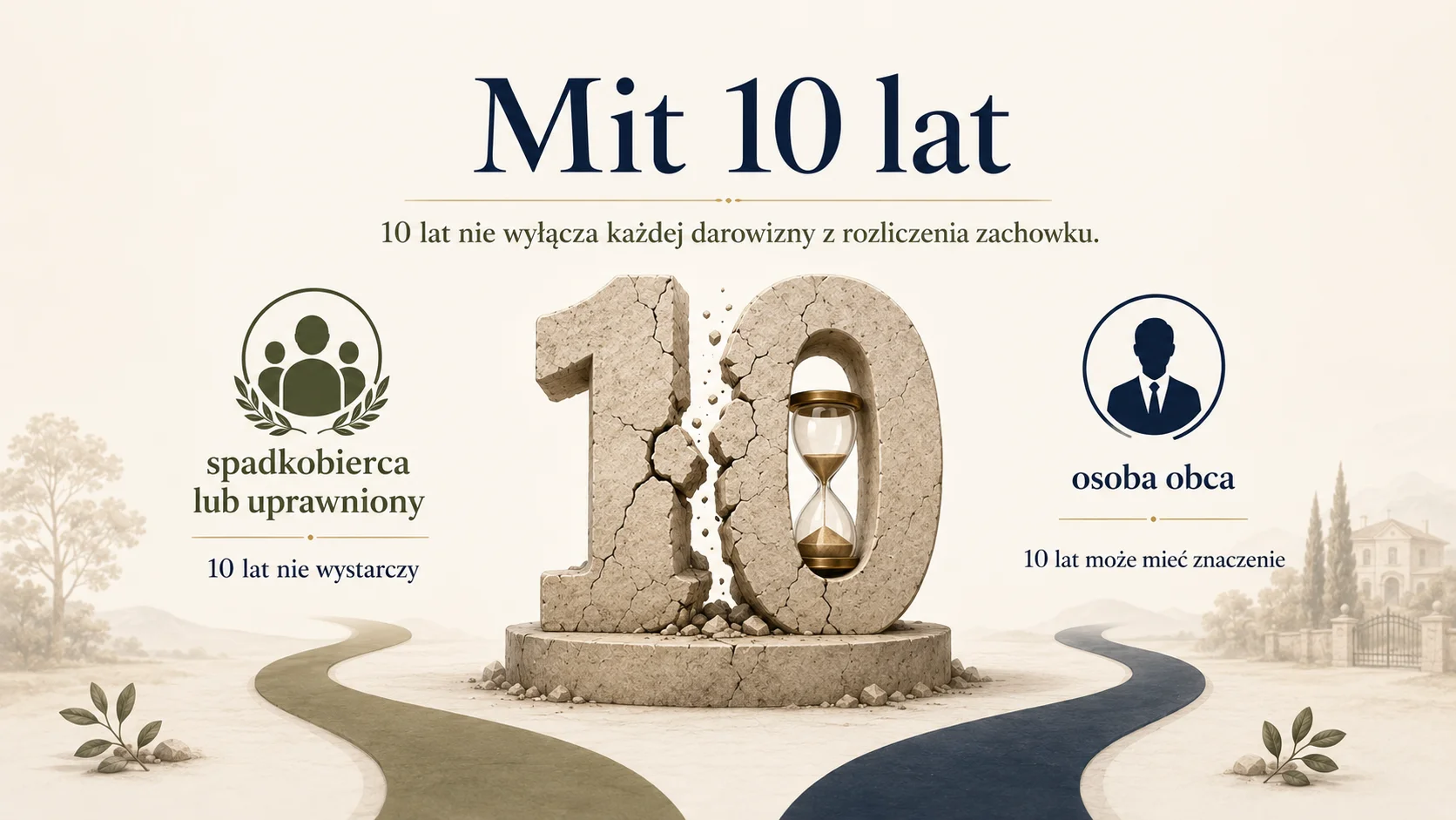 Mit 10 lat przy zachowku - spadkobierca lub osoba uprawniona oraz osoba obca